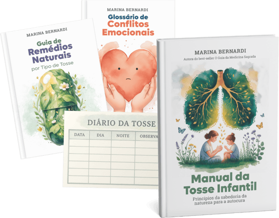 Manual da Tosse Infantil + 3 bônus: Guia de Remédios Naturais, Glossário de Conflitos Emocionais, Diário da Tosse